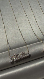 Collar Nombre con Diamantes